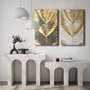 Wallity Conjunto de 2 Lienzos Decorativos Multicolor 45 x 70 cm